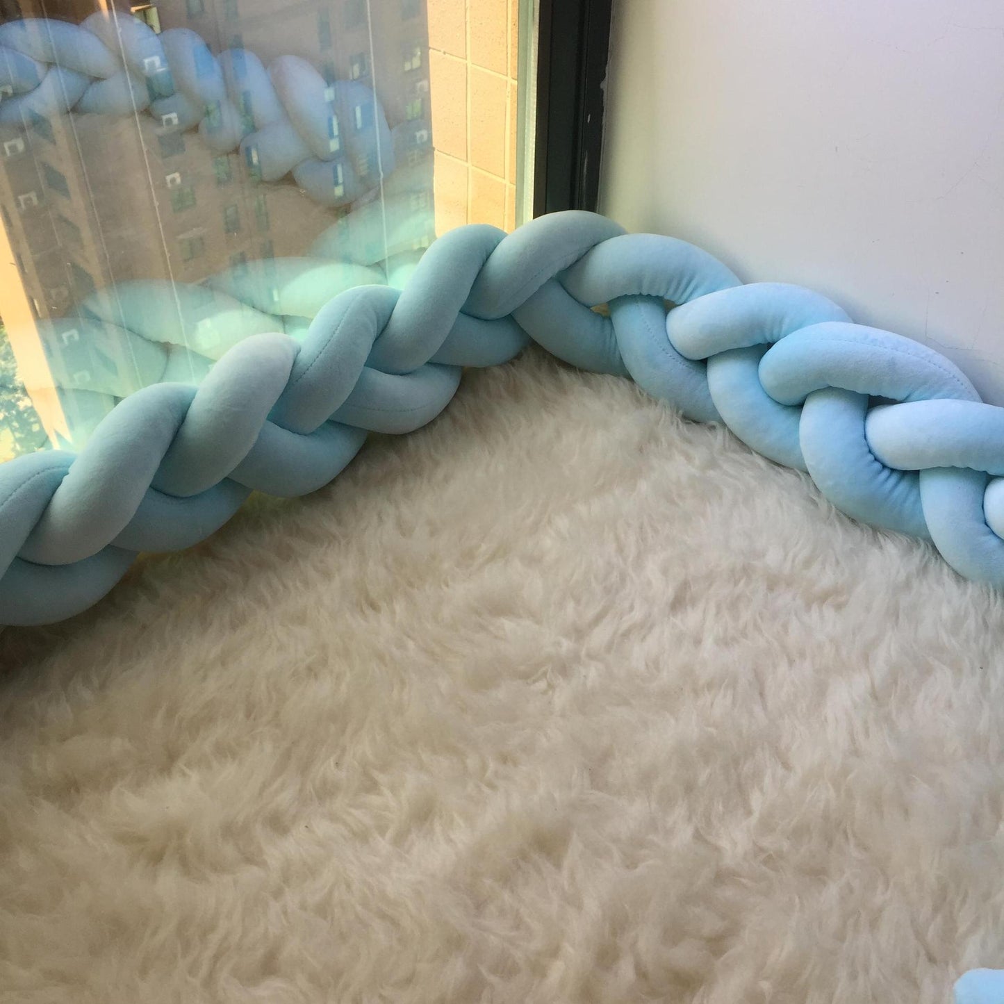 Hand-Woven Long Knotted Anti-Collision Strip for Home & Garden Safety