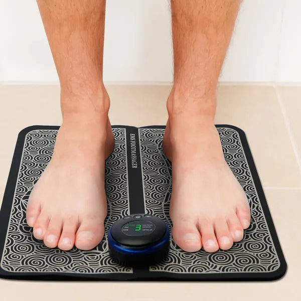 Rechargeable EMS Foot Massage Pad Electric Muscle Stimulator