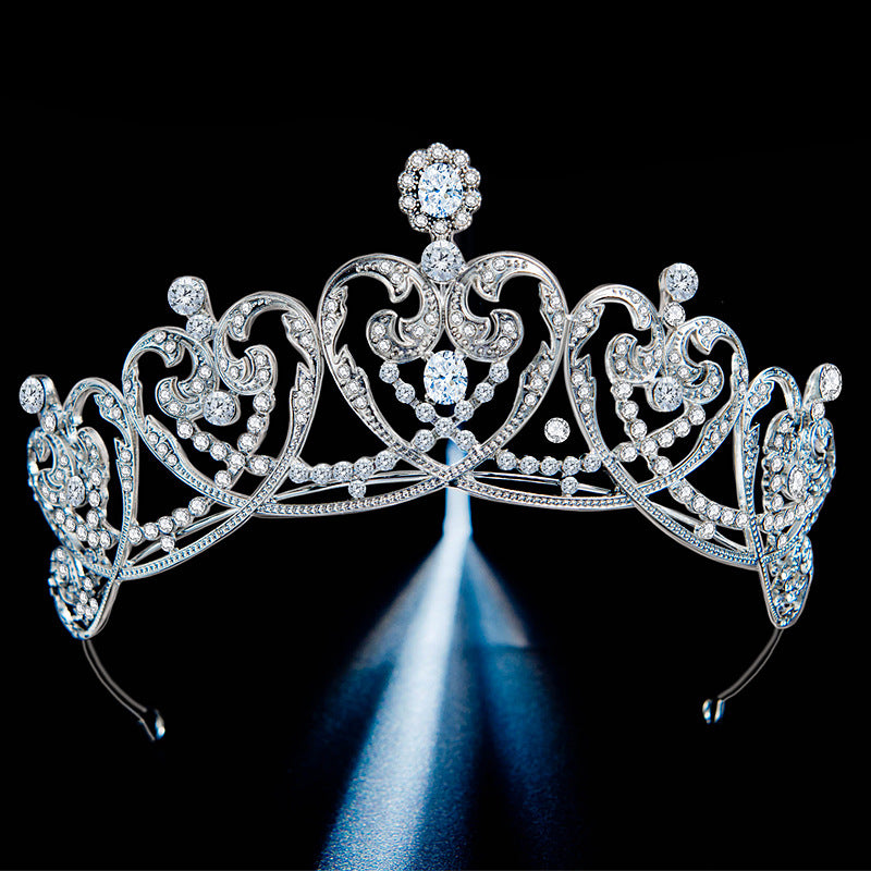 Crystal Crown Hair Hoop Headpiece