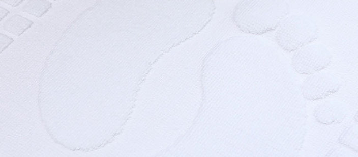 Hotel Bathroom Floor Mat - Absorbent Cotton Rug for Guesthouse & Home