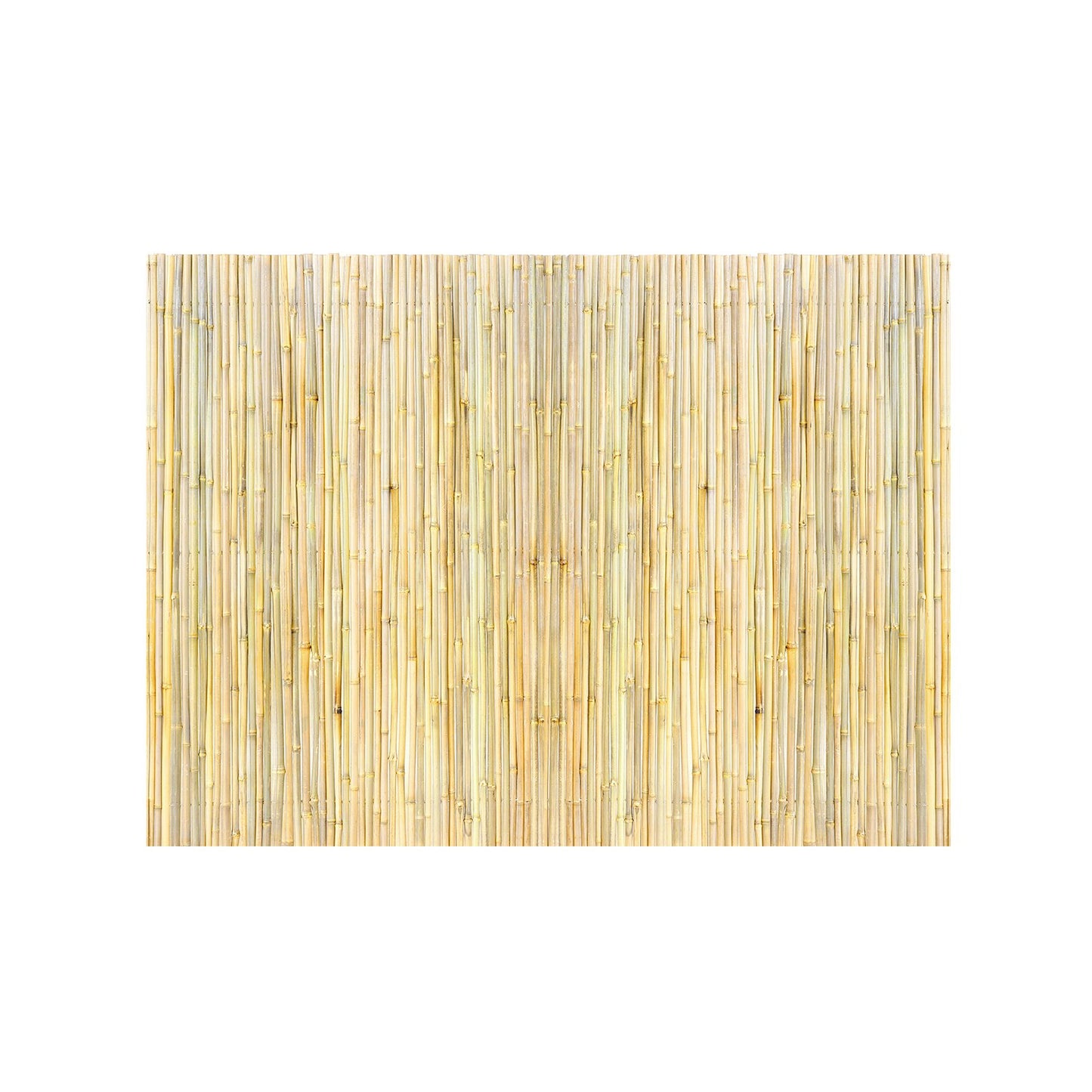 Natural Bamboo Fence Panel 4ft H x 6ft L Outdoor Privacy Barrier