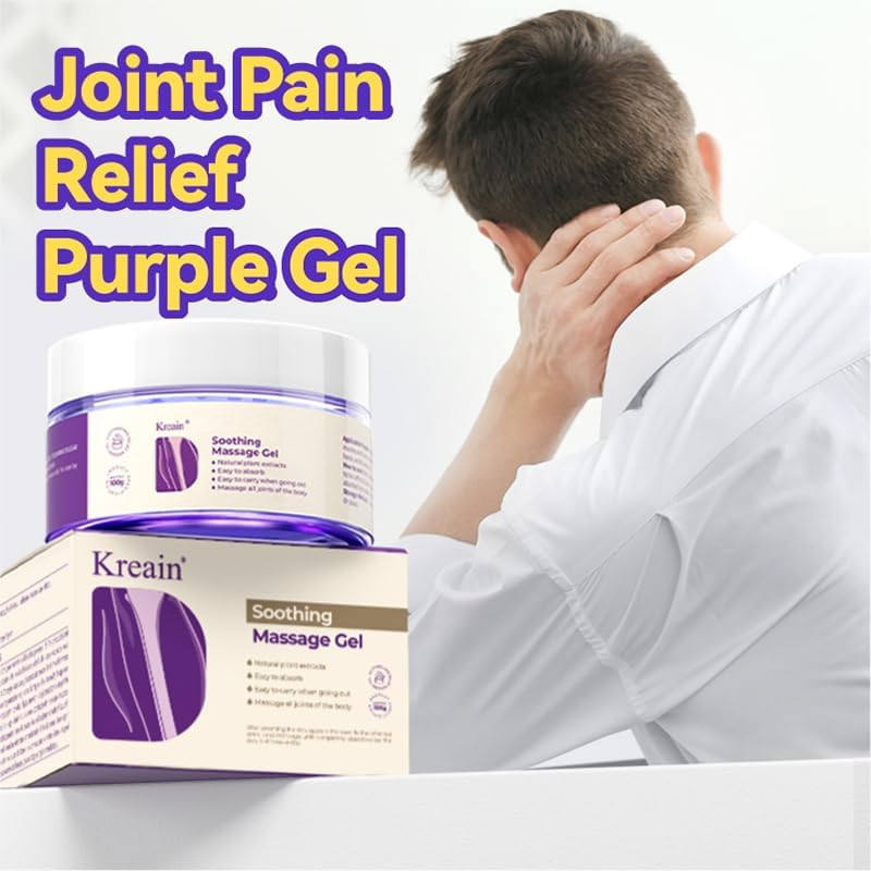 Natural Joint Relief Cooling Massage Gel - Soothing Muscle & Joint Cream