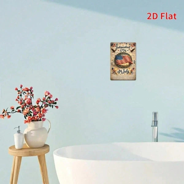 Metal Tin Wall Sign - 20 cm x 20 cm Decorative Art