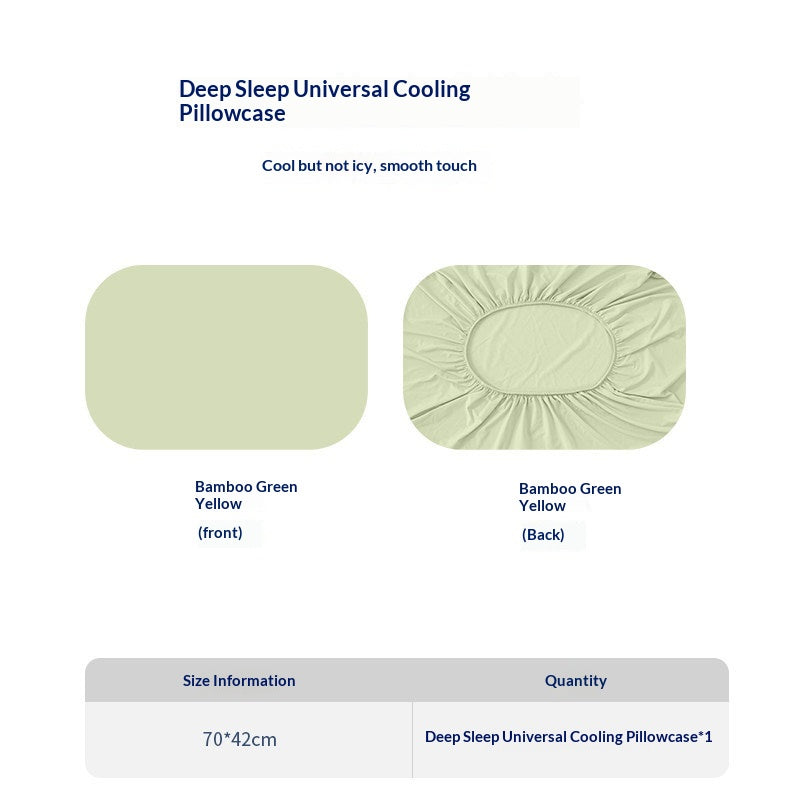 Summer Memory Foam Pillow Covers Ice-Cold Cooling Cushion Protectors