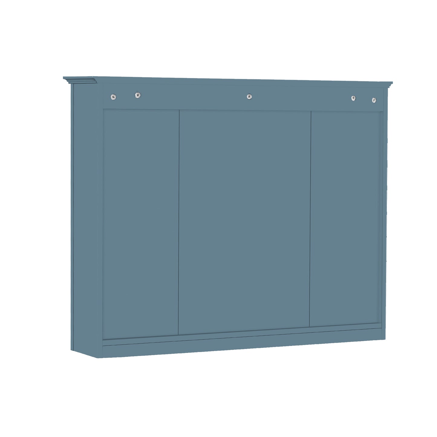 35'' x 28'' Wall Mounted Bathroom Storage Cabinet with Mirror - Indigo Blue