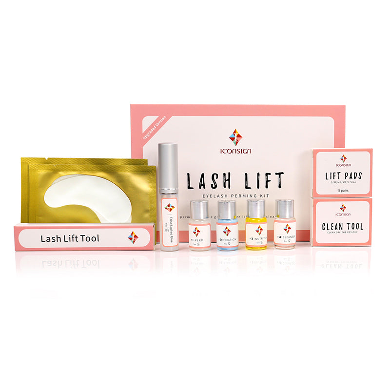 Complete 10-Piece Lash Lift Kit - Professional Eyelash Perming Set