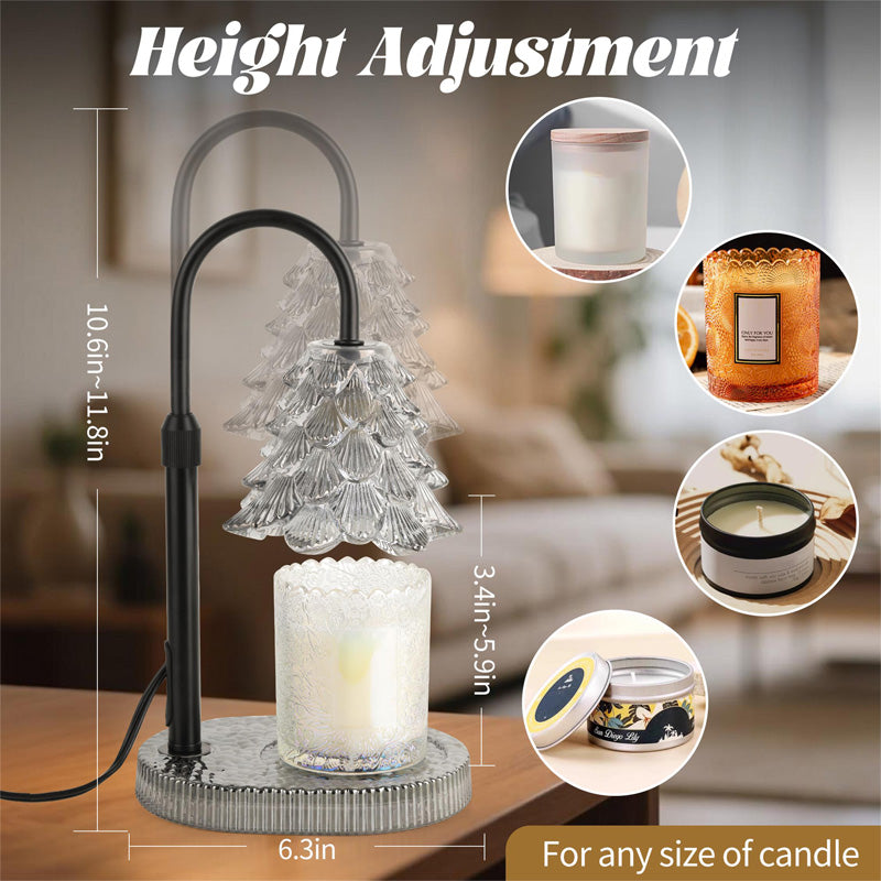 Candle Warmer Lamp with Timer & Dimmer - Adjustable Wax Melt Lamp