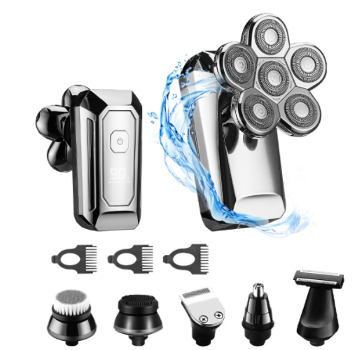 5-in-1 Electric Body Groomer Razor - USB Rechargeable
