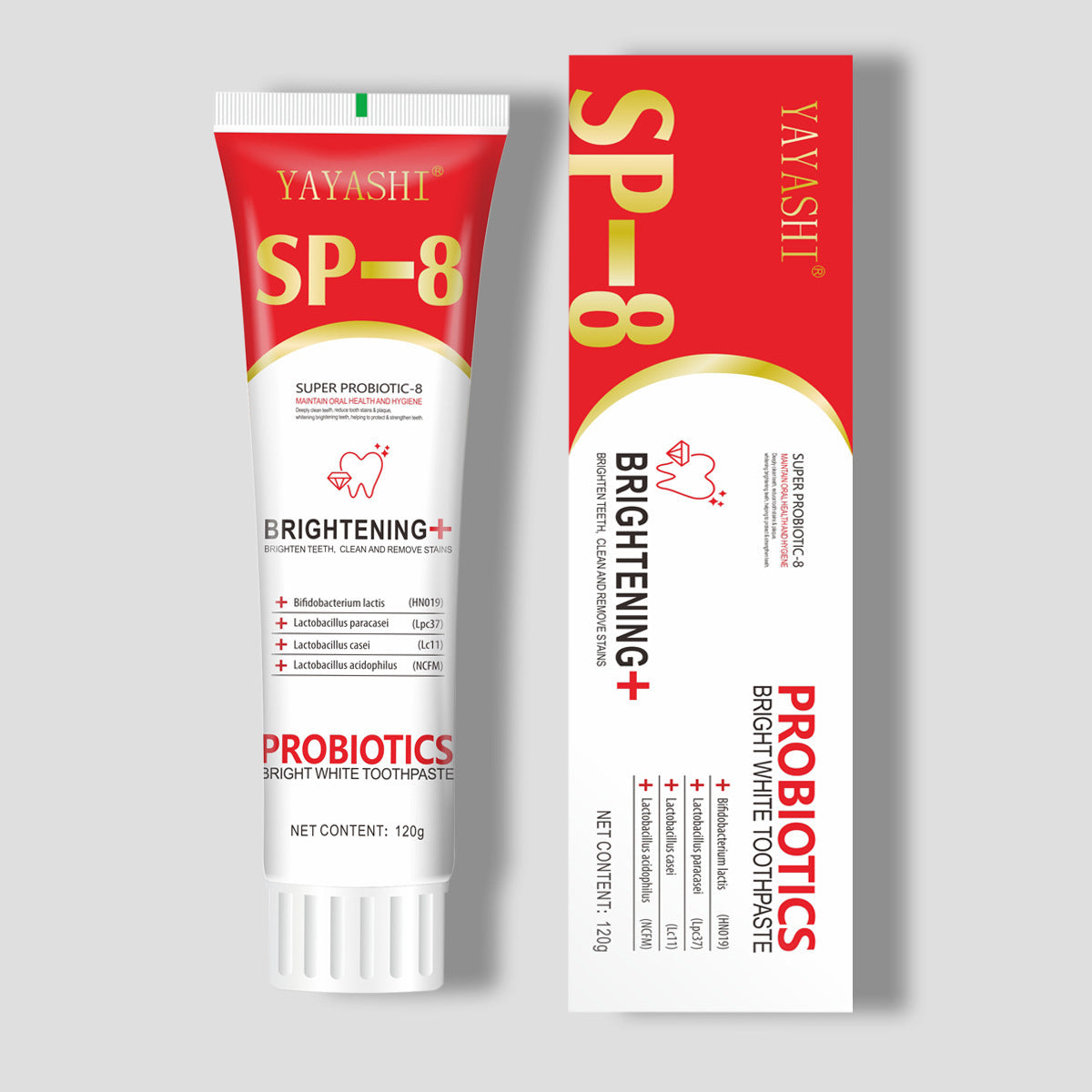 Probiotic Whitening Toothpaste 120g - Dental Care for Bright Smile
