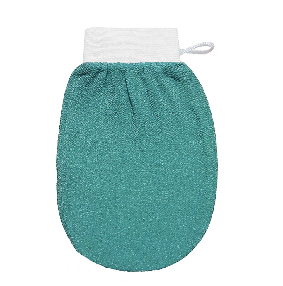 Exfoliating Shower Glove Set for Body Scrubbing and Tanning Prep - Reusable Loofah Mitts
