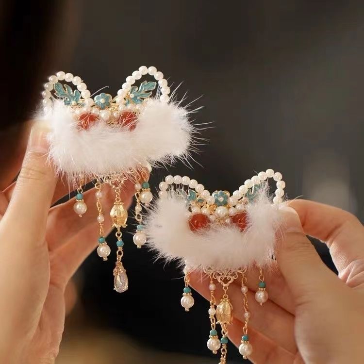 Cute Tassel Hairpin Set Hair Accessories for Daily Use