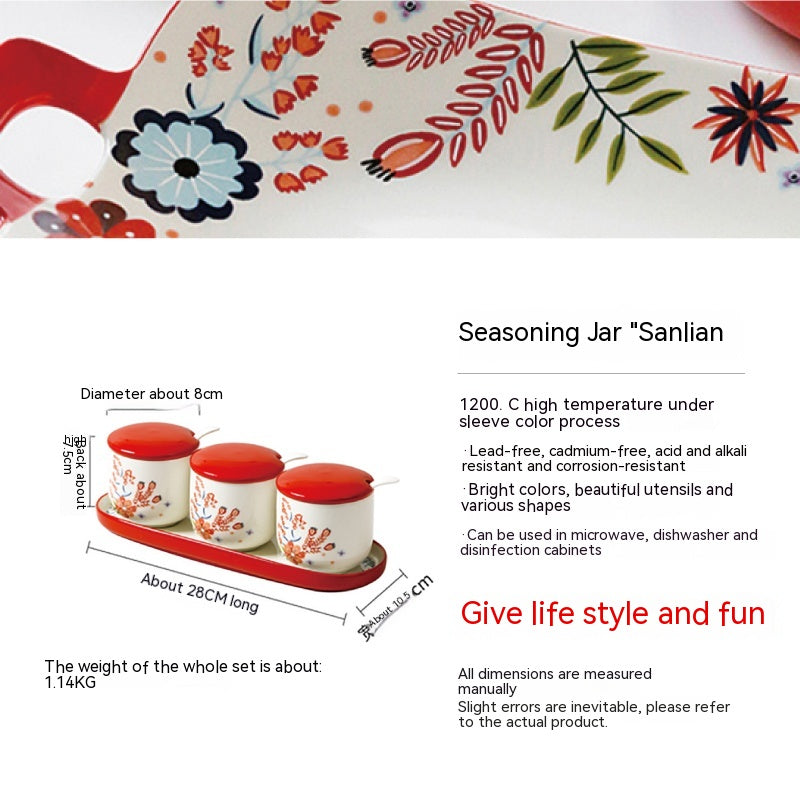 Porcelain Floral Style Dinnerware Set - American Tableware with Assorted Plates and Bowls