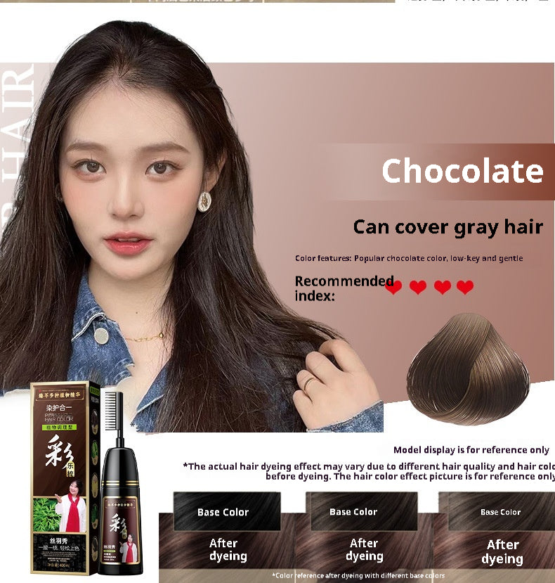 Hair Dye Color Cream for Covering White Hair - 400ml