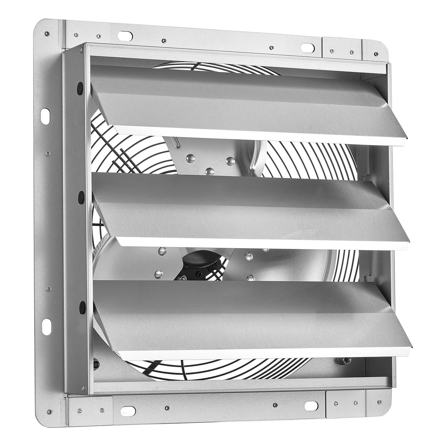 12 Inch Wall-Mounted Exhaust Fan 1347 CFM Steel Housing Low Noise Ventilation