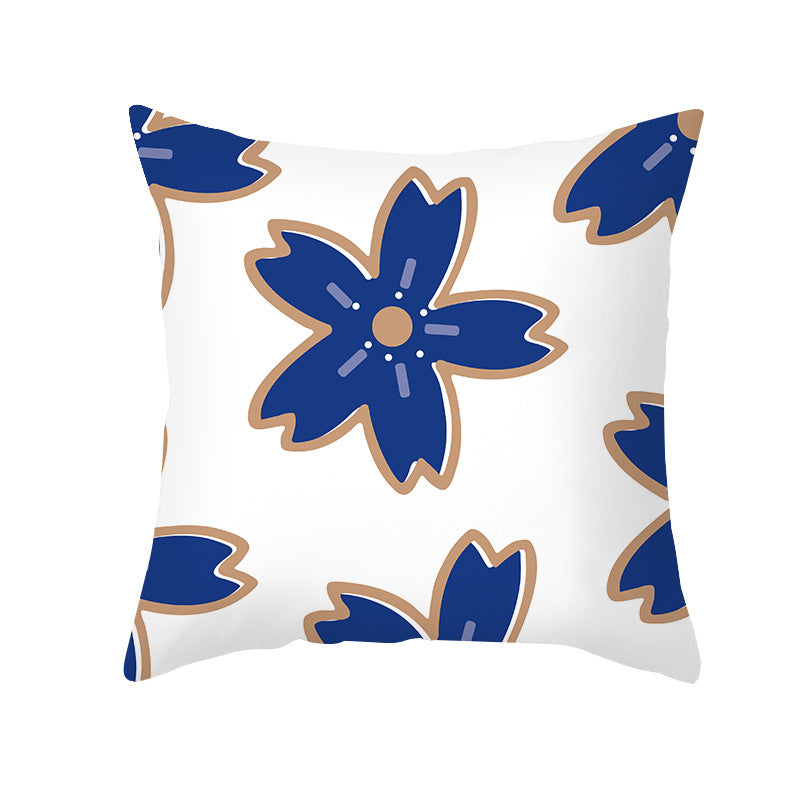 Abstract Art Cushion Cover 45x45cm - Soft Plush Nordic Style Sofa Pillowcase