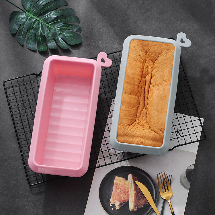 Silicone Rectangular Baking Pan Mold for Bread & Cake - Oven Safe