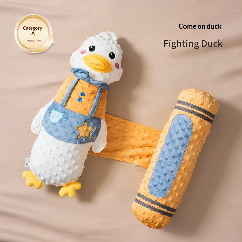 Baby-Shaped Comfort Pillow for Kids and Babies - Soft Cartoon Backrest Cushion