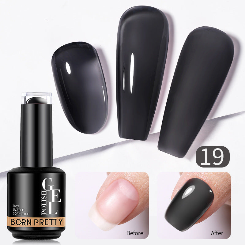 Transparent Gel Nail Powder - Phototherapy Adhesive