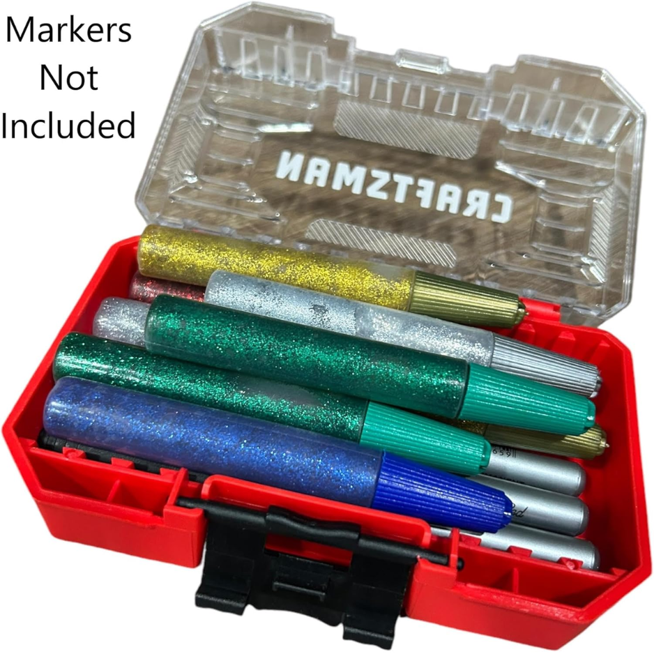 Stackable Plastic Storage Cases 4 Pack - Versastack Compatible Organizer