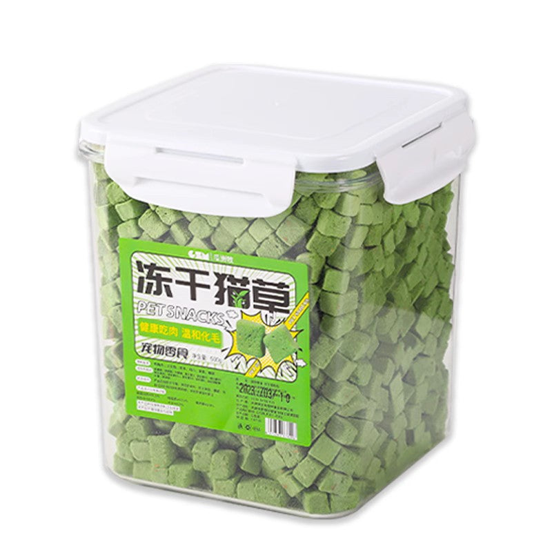 Freeze-Dried Cat Grass Grain Snacks