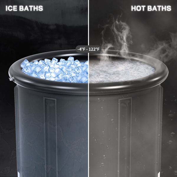 102-Gallon Portable Ice Bath Tub for Cold Therapy & Recovery