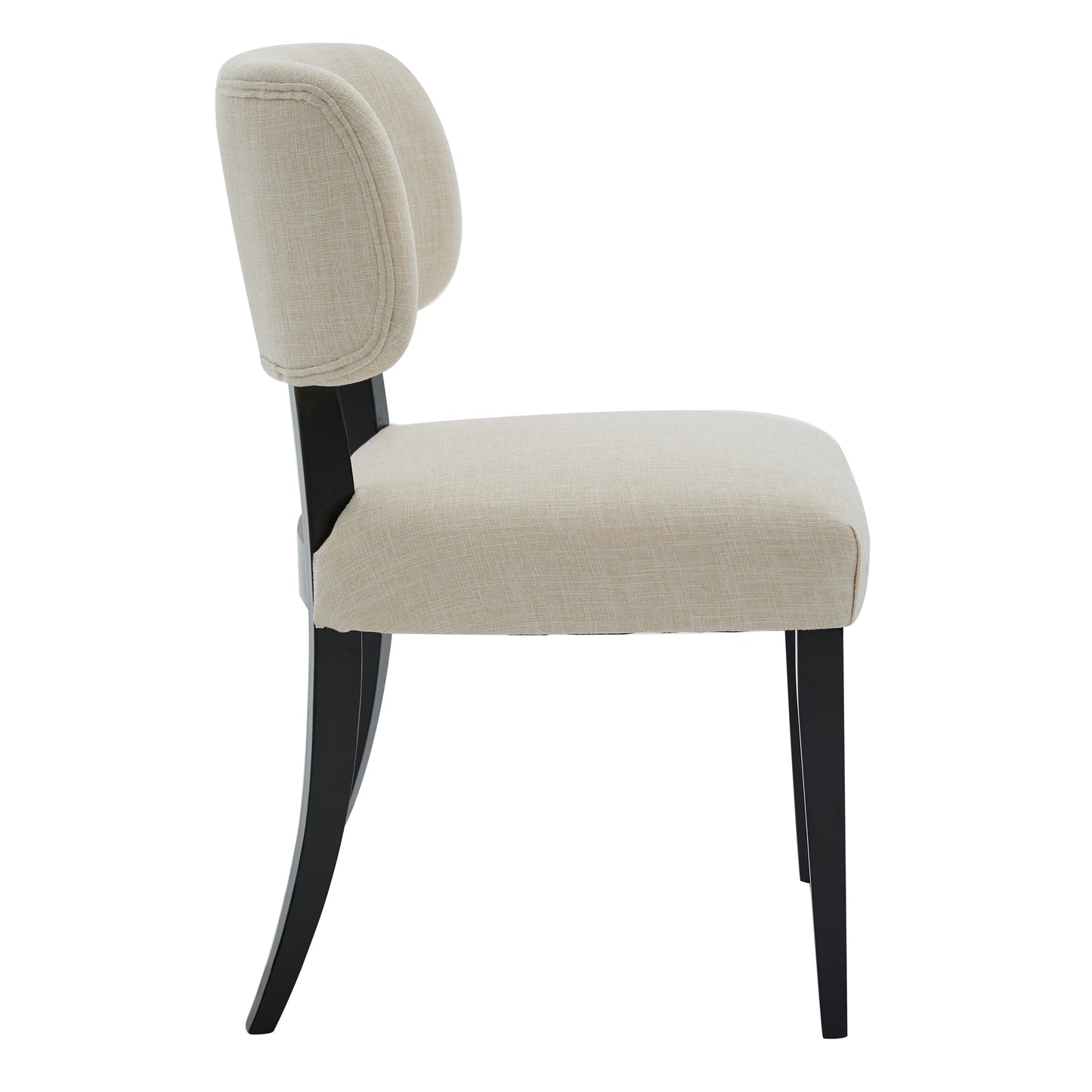 Modern Upholstered Dining Chairs Set of 2 - Cream