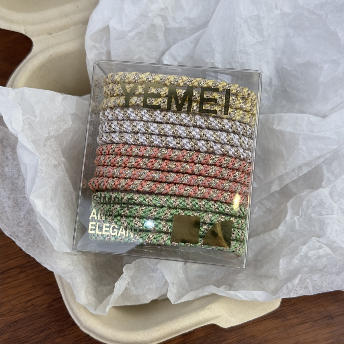 Elastic Woven Hair Bands - Set of 10 Pieces