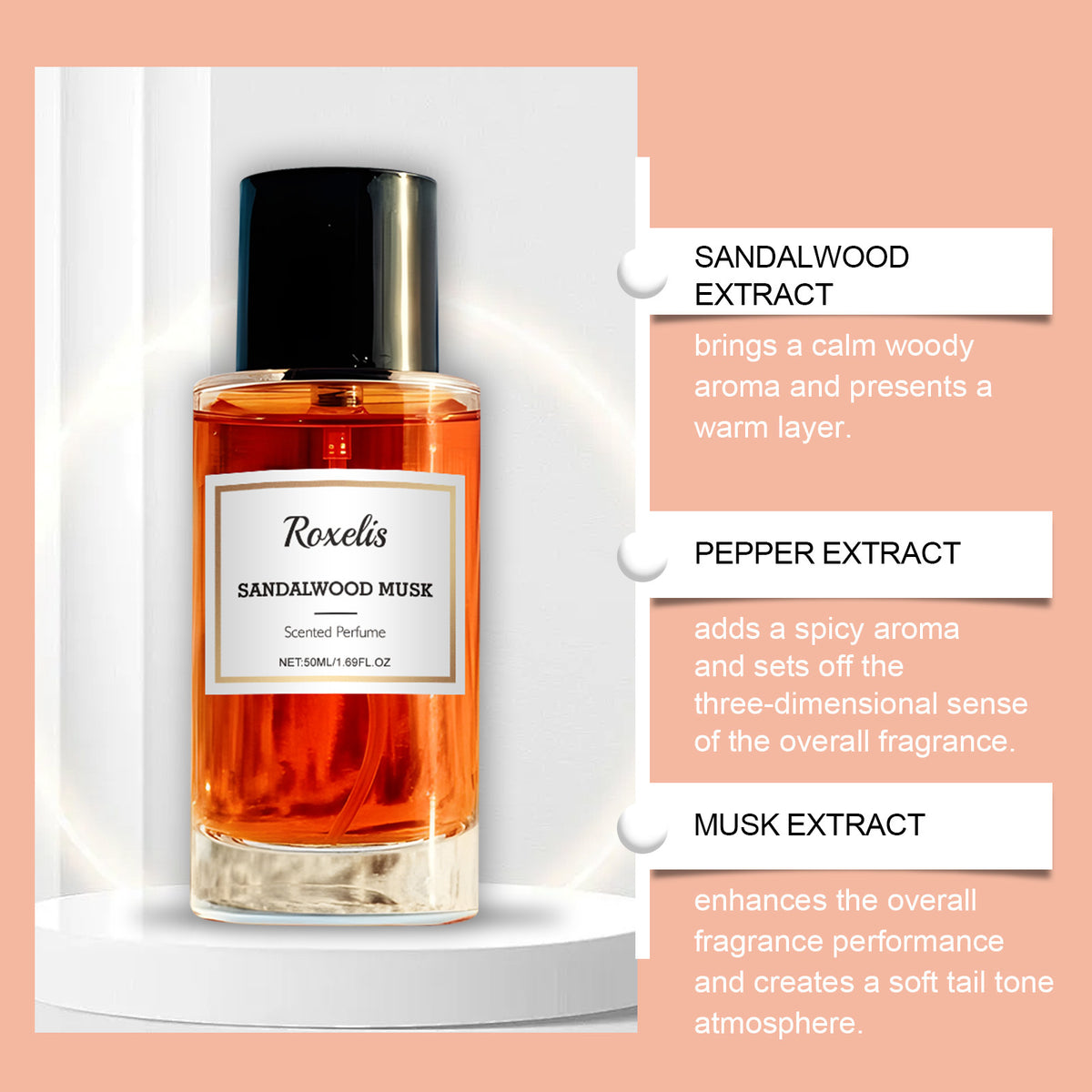 Fresh And Elegant Sandalwood, Woody Fragrance, Gentle Fragrance Of