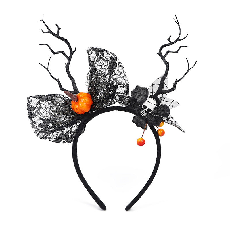 Pumpkin Head Hair Accessory Halloween Headband