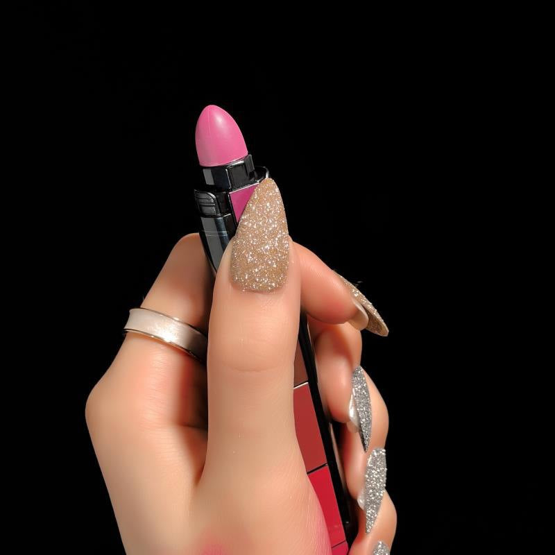 10-Color Matte Velvet Lipstick Set - Long Lasting 5-in-1 Makeup Kit