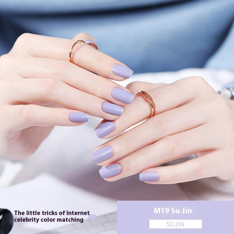 Durable Nail Polish - Waterproof, Quick-Drying, Frosted & Matte Styles
