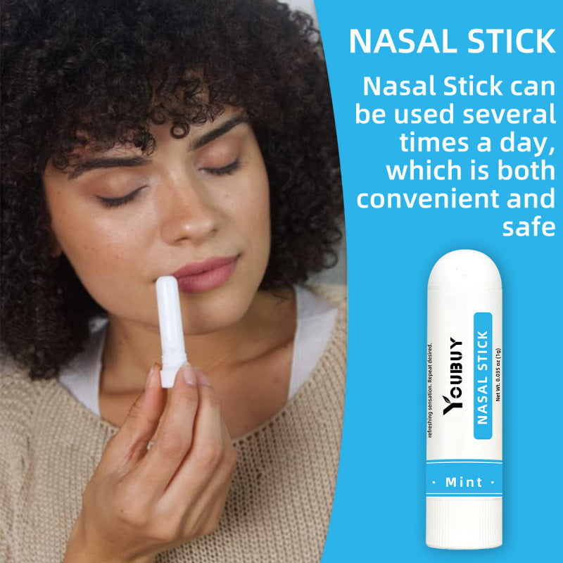 Nasal Spray Stick Cooling Mint Ointment for Dozing and Carsickness - 4g/ml