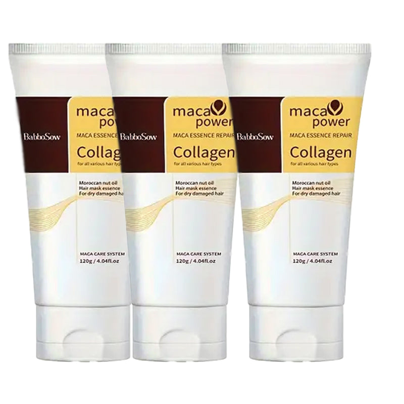 Collagen Hair Mask for Deep Repair - 360mL Heat-Free Frizz Control