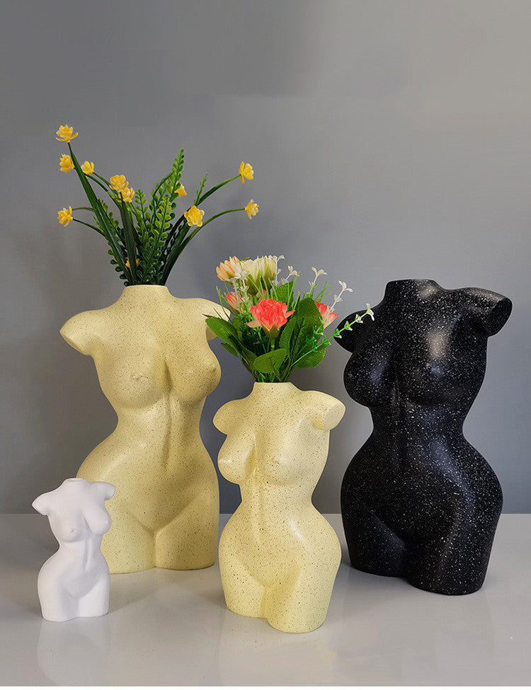 Resin Bottle Flower Decoration Ornaments for Home & Garden