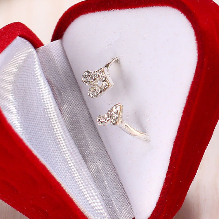 Red Strawberry Jewelry Ring Box - Proposal & Earring Storage