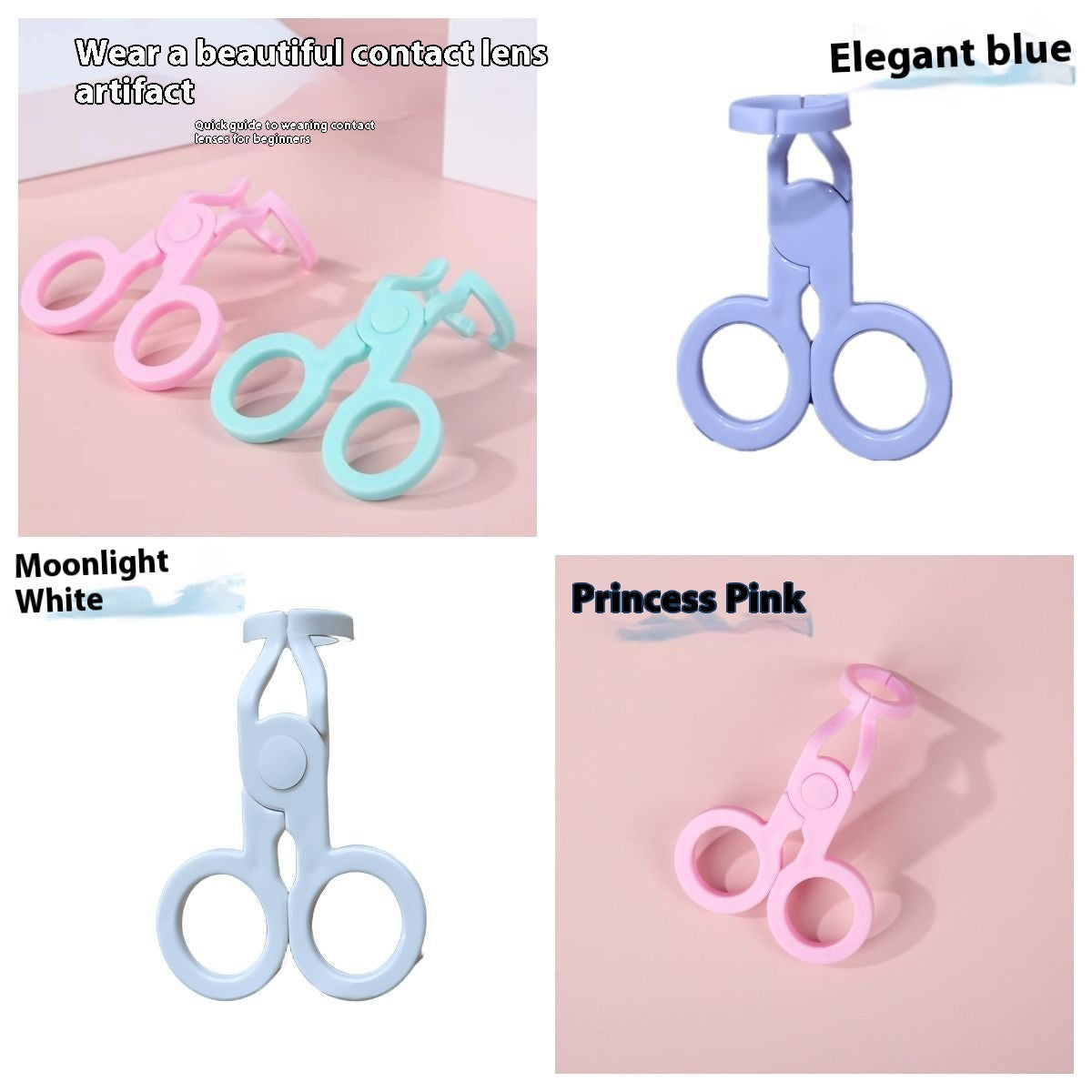 Portable Big Eye Contact Lens Clip Aid for Comfortable Wearing