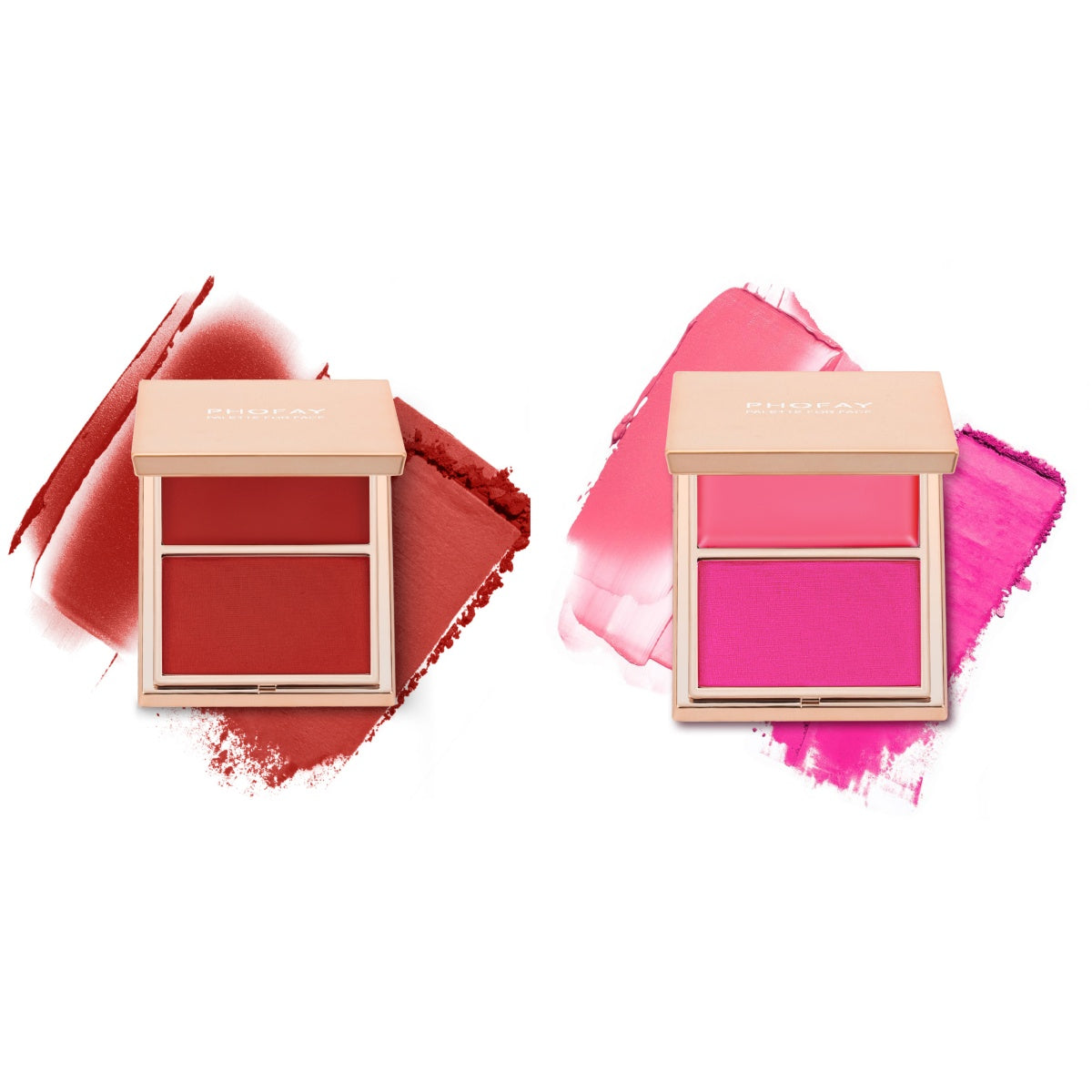 Cream and Powder Blush Duo - Weightless Face Makeup Palette