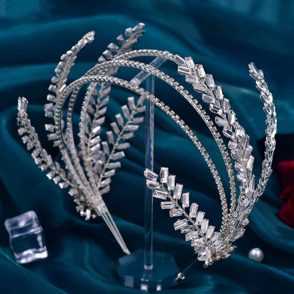 Handmade Rhinestone Headband - Water Diamond Bridal Hair Accessory