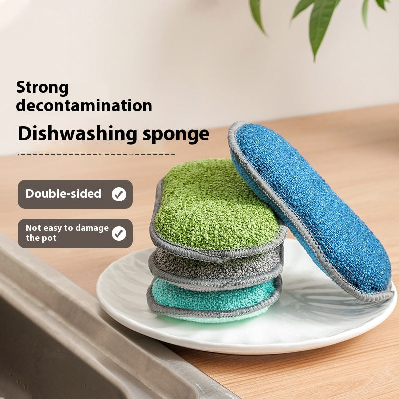 Microfiber Kitchen Dishwashing Sponge Mop - Thick, Absorbent Cleaning Tool