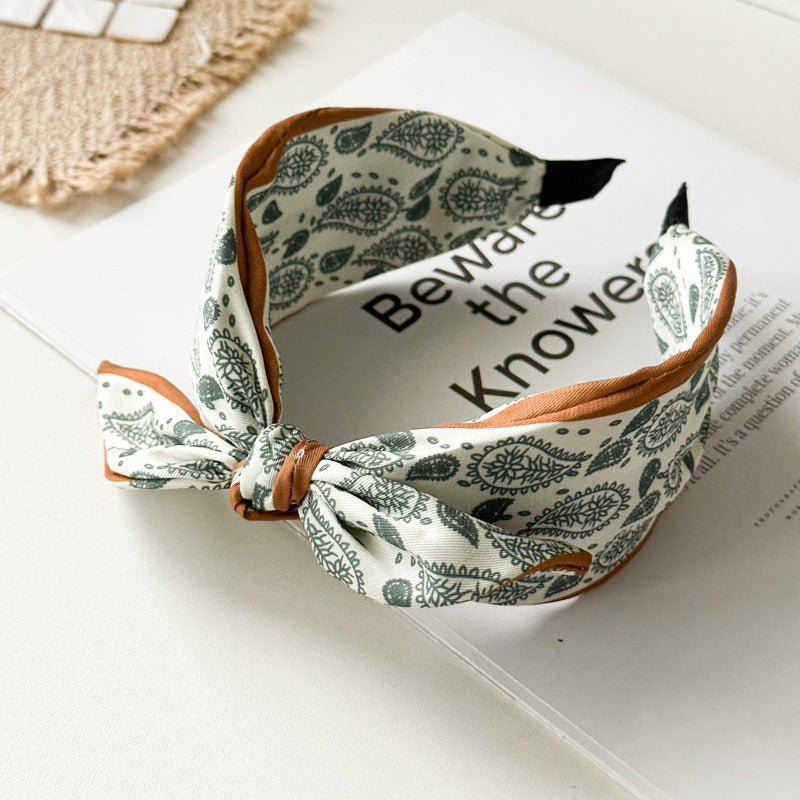 Paisley Satin Hair Band