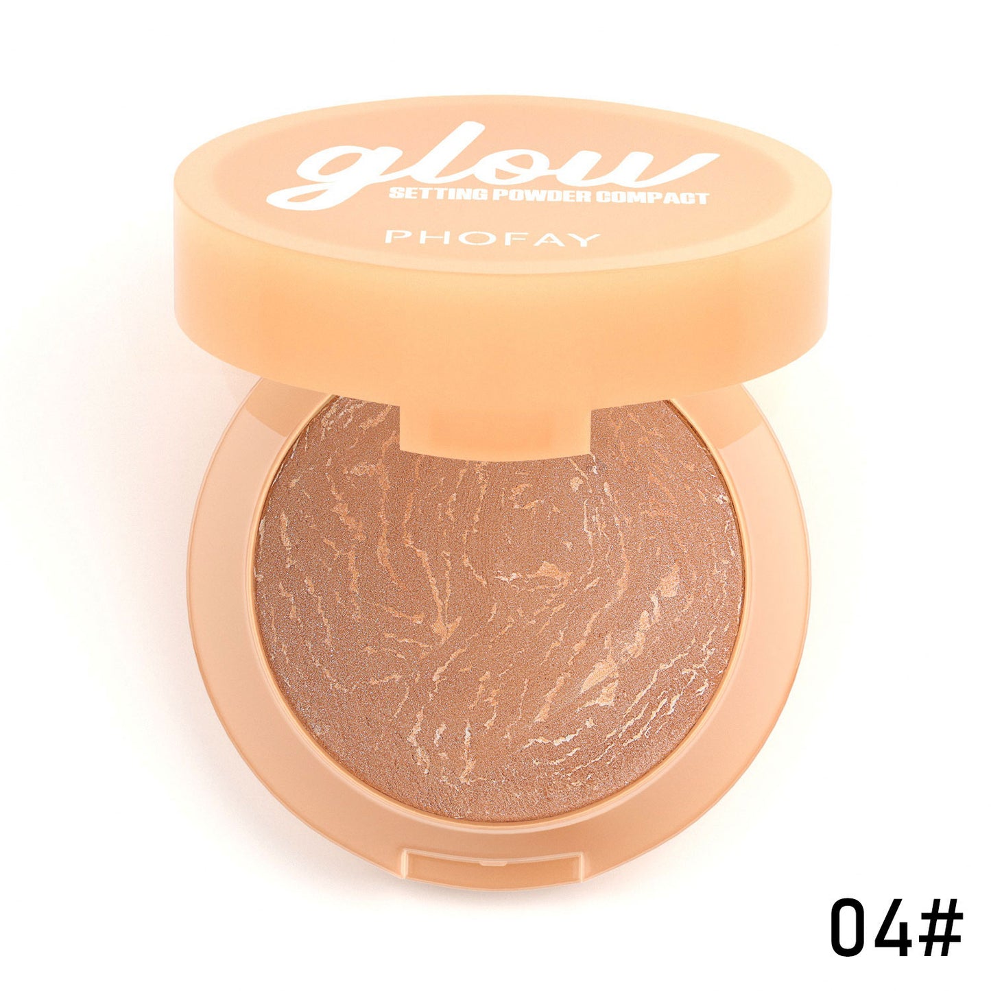 Matte Setting Powder Compact - Oil Control & Brightening Face Makeup