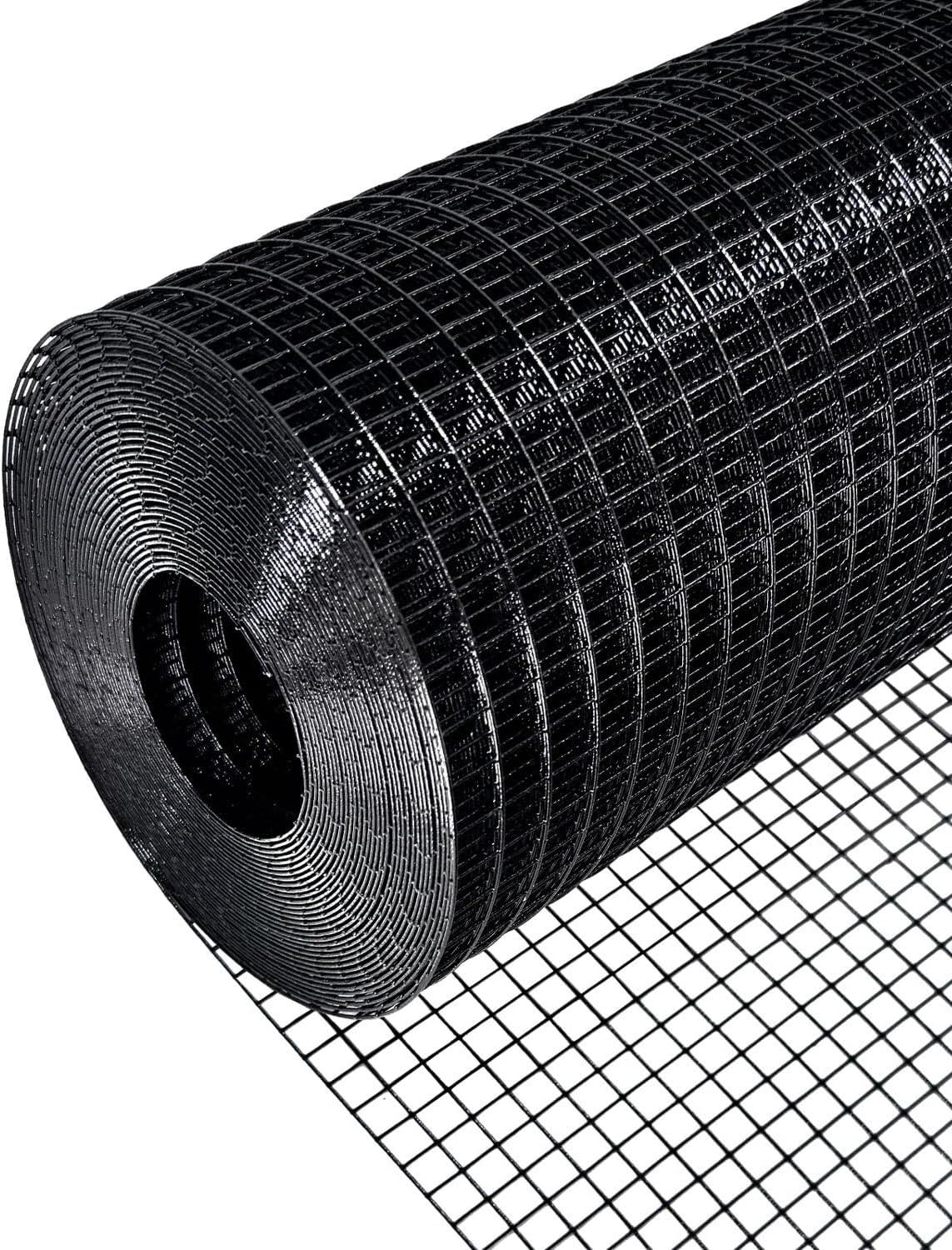 Black Hardware Cloth 5 Ft X 1 00 Ft, 19 Gauge 2 Inch PVC Vinyl Coated