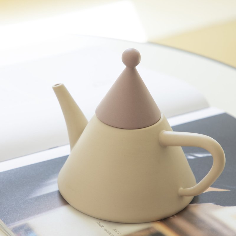Irregular Solid Color Teapot and Teacup Set - Kitchen Tea Service