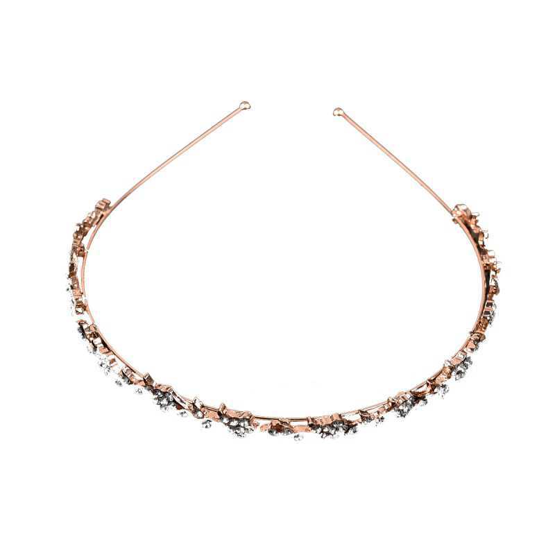 Alloy Flower Diamond Headband