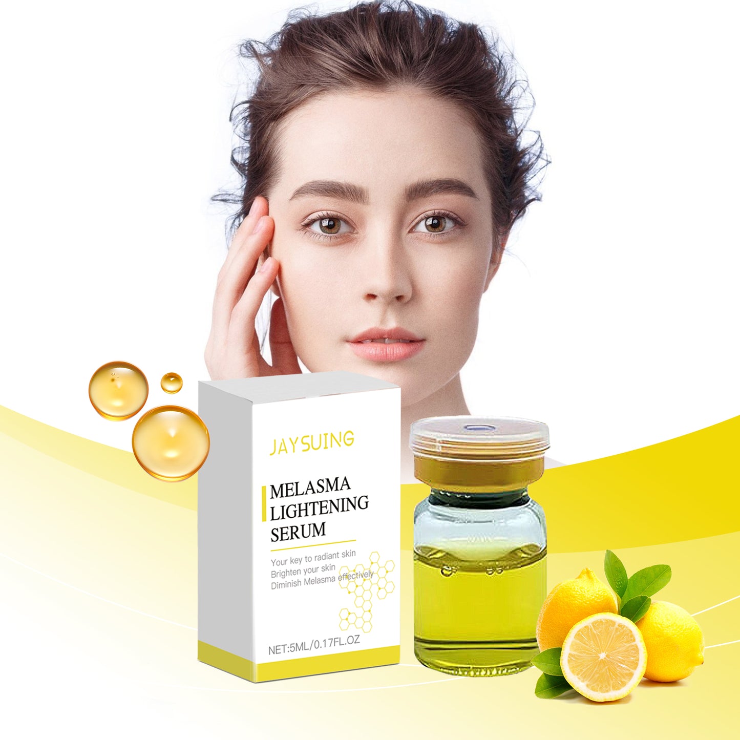 Facial Skin Repair Serum with Hyaluronic Acid & Niacinamide - Hydrating Glow