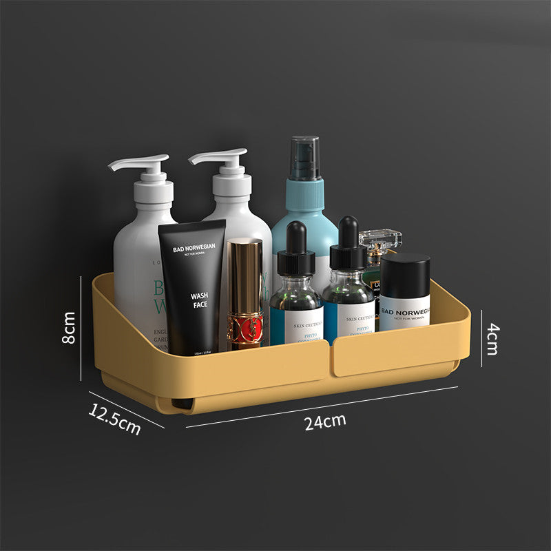 Punch-Free Wall-Mounted Bathroom Toilet Storage Shelf - Nordic Style
