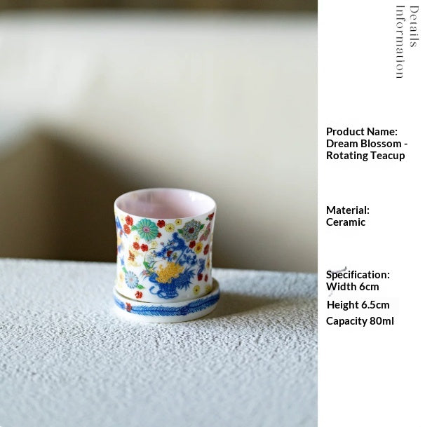 Elegant Ceramic Tea Cup 80ml Minimalist Drinkware for Home Use