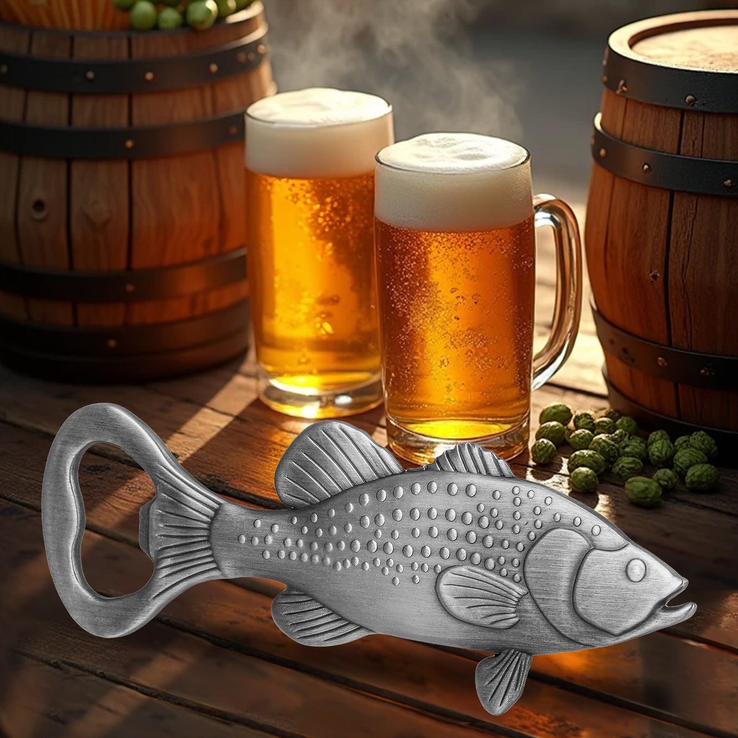 Creative Sea Bass Bottle Opener - Unique Bar Tool for Enthusiasts