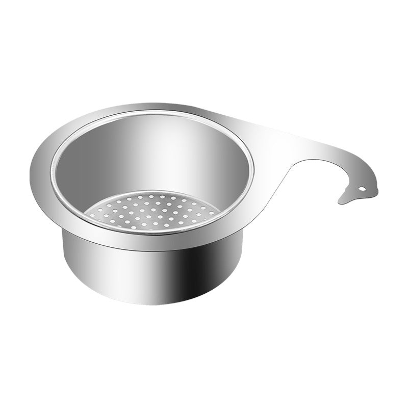 Stainless Steel Swan Drain Basket for Kitchen Storage - Multi-Purpose