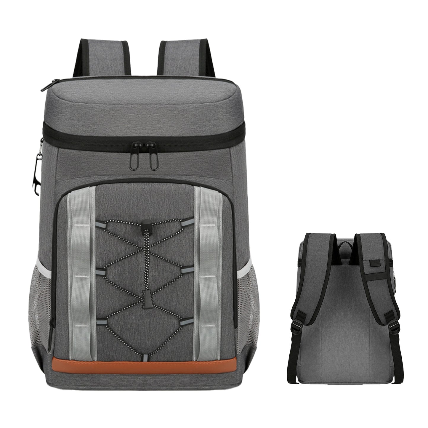 Insulated Cooler Backpack with 36 Can Capacity - Multi-Pocket Design